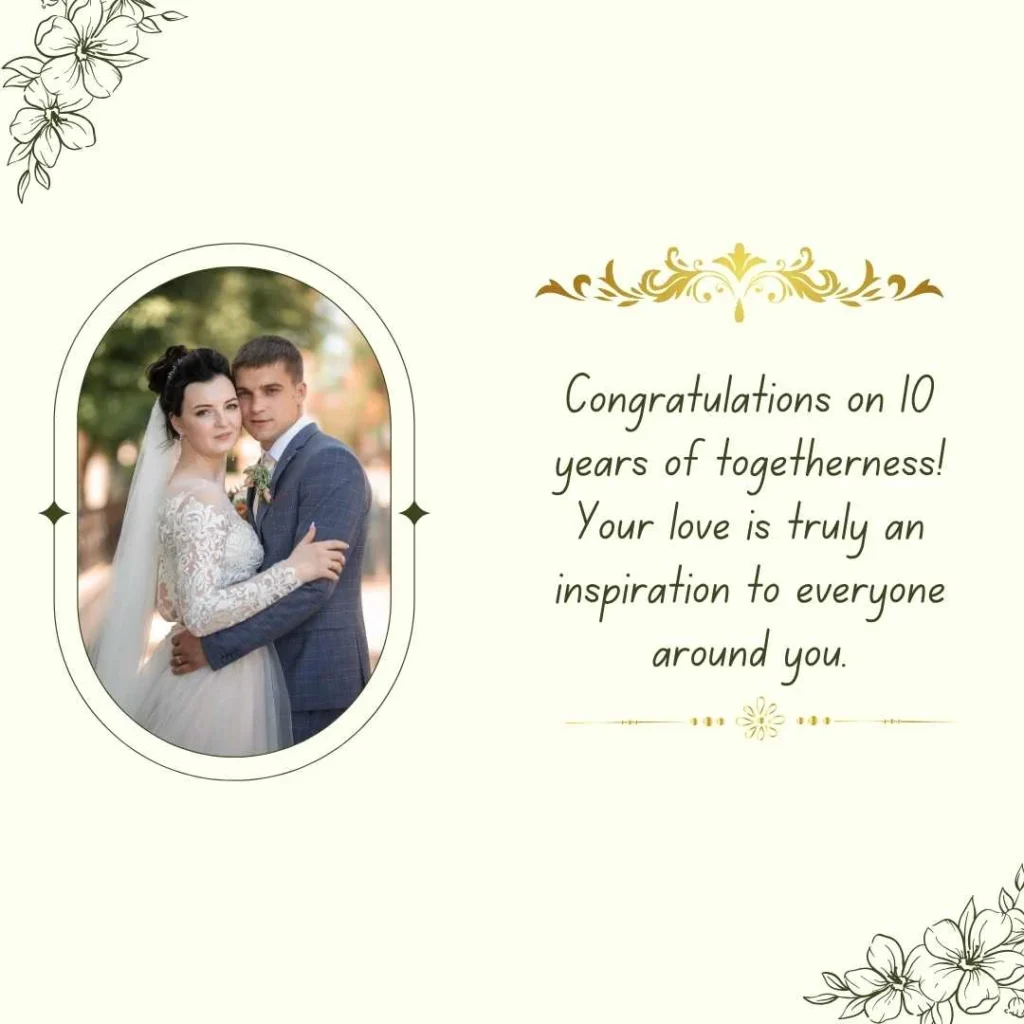 10th anniversary wishes