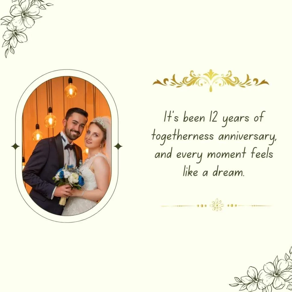 12th Wedding Anniversary Quotes