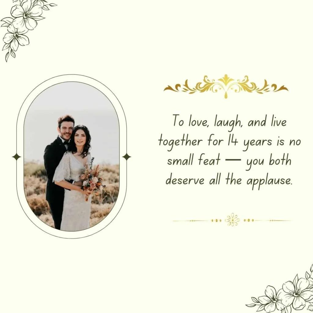 14 Year Anniversary Quotes