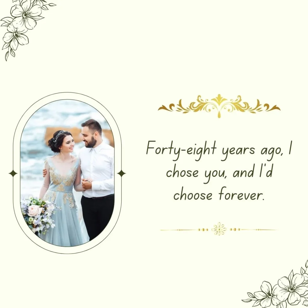 Gratitude-Filled Wedding Anniversary Message