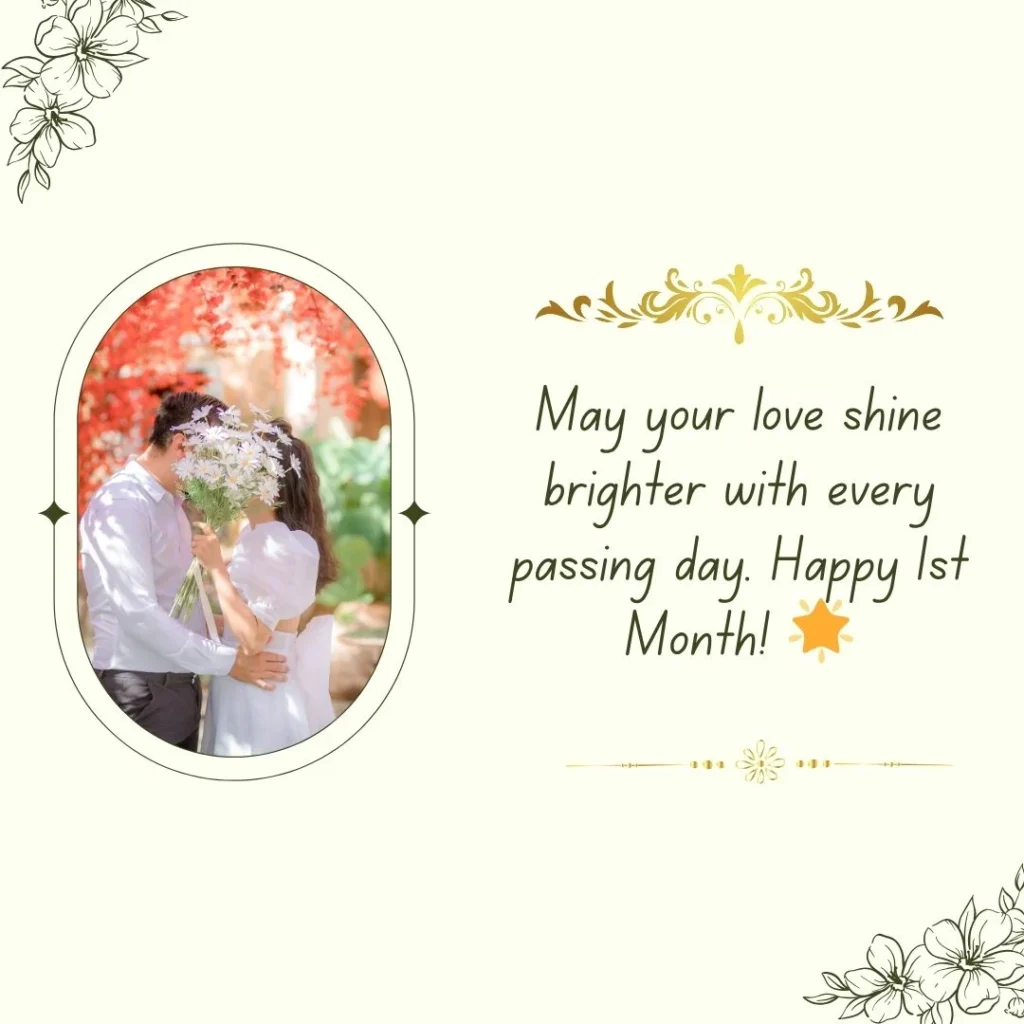 1 Month Anniversary Wishes