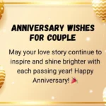 anniversary wishes for couple