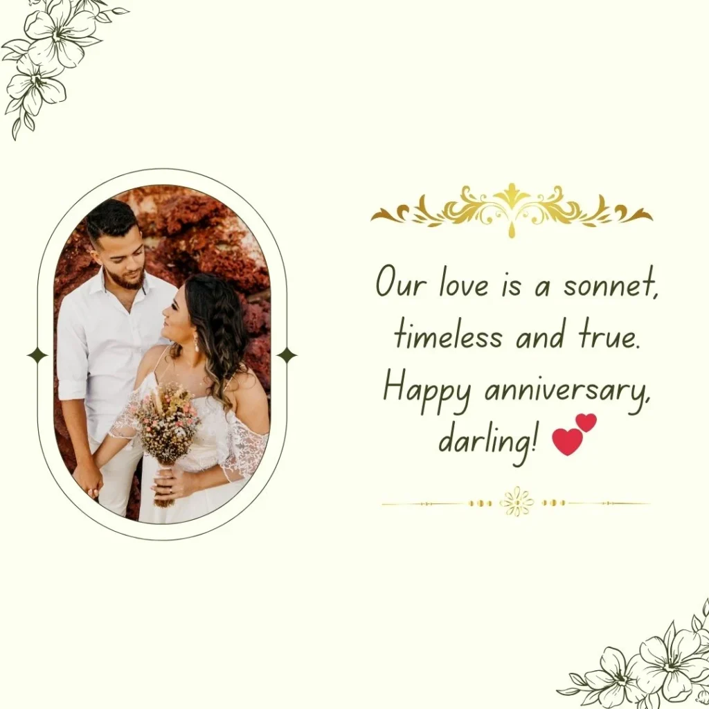 Poetic Anniversary Wishes