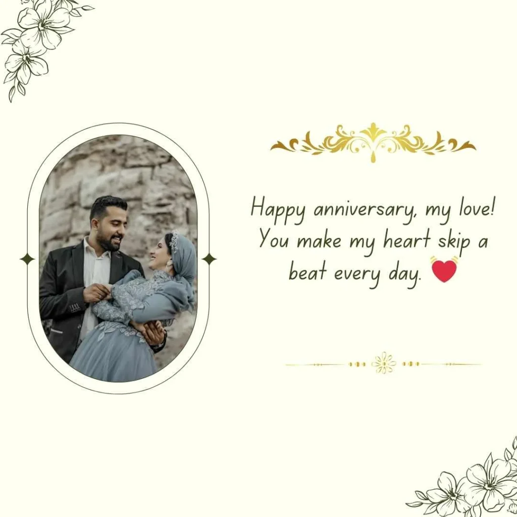 Anniversary Wishes to Husband from Wife
