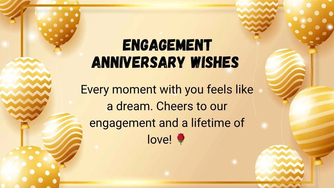 Engagement Anniversary Wishes