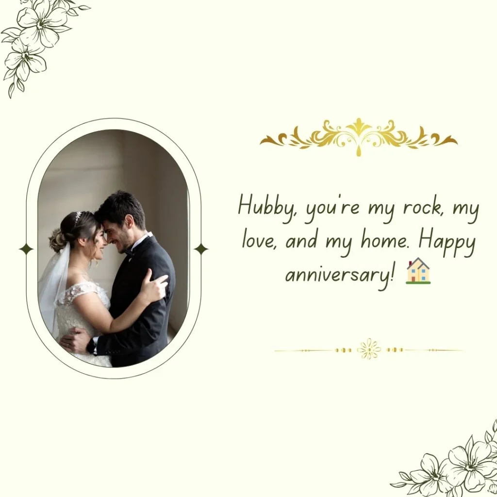 Hubby Wedding Anniversary Wishes