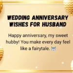 wedding anniversary wishes for husband