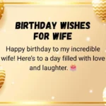 Birthday Wishes for Wife