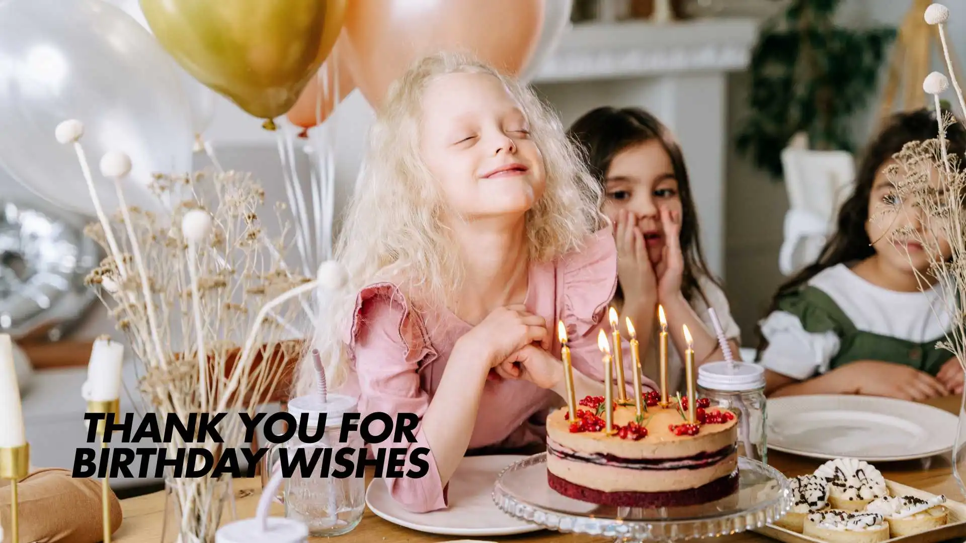 Thank You for Birthday Wishes