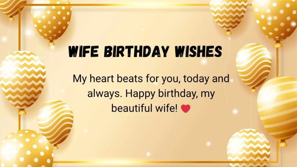 Wife Birthday Wishes
